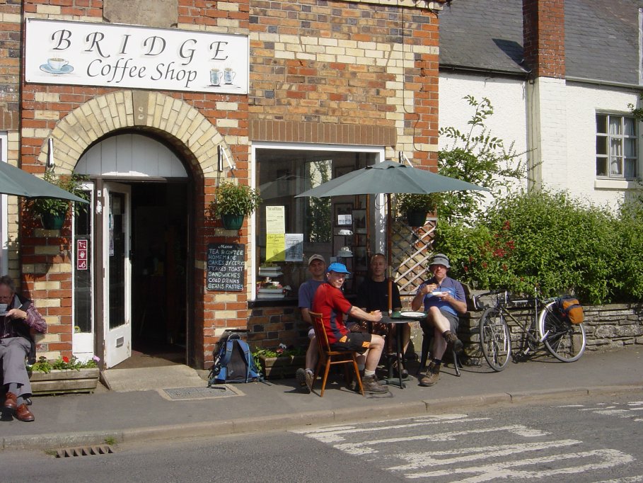 Tea and cakes at Clun